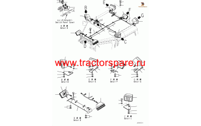 WORK LAMP ASS'Y,WORKING LAMP ASSEMBLY,WORKING LAMP ASSEMBLY, HID