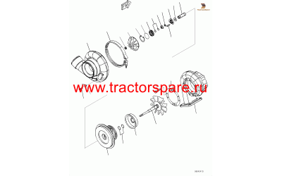 HOUSING, TURBINE,HOUSING,TURBINE