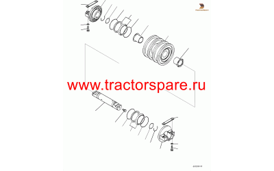 TRACK ROLLER ASS'Y,TRACK ROLLER ASSEMBLY, DOUBLE FLANGE,TRACK ROLLER ASSEMBLY,DOUBLE FLANGE