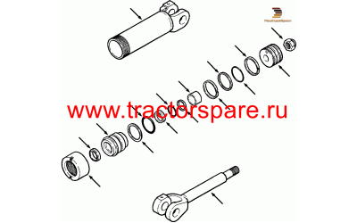 CYLINDER ASSEMBLY, BLADE TILT,CYLINDER ASSY, BLADE TILT