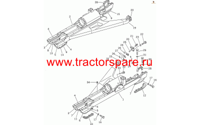 TRACK FRAME ASS'Y,TRACK, LH