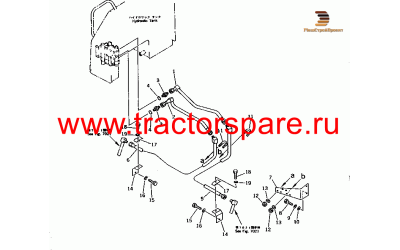 TUBE,(FOR F2-R2 TRANSMISSION),TUBE,(FOR F3-R3 TRANSMISSION)