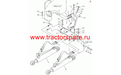 TUBE,(FOR F3-R3 TRANSMISSION)