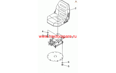 OPERATOR'S SEAT A,OPERATOR'S SEAT A,(SEE FIG575A)