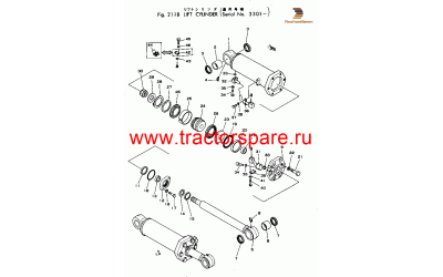 CYLINDER ASS'Y,LH,CYLINDER ASS'Y,RIPPER LIFT, LH,CYLINDER ASS'Y,RIPPER LIFTВ¤ LH