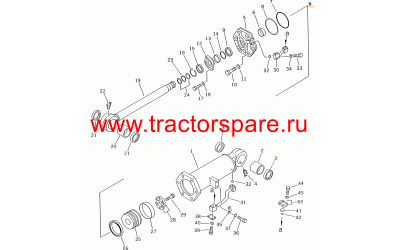 CYLINDER ASS'Y,RIPPER LIFT, LH,CYLINDER ASS'Y,RIPPER LIFTВ¤ LH