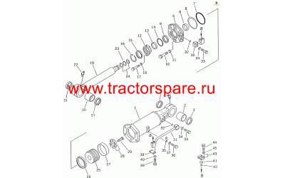 CYLINDER ASS'Y,RIPPER TILT, RH,CYLINDER ASS'Y,RIPPER TILTВ¤ RH