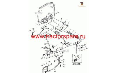 HYDRAULIC PIPING G,(WITH LOCK-UP)