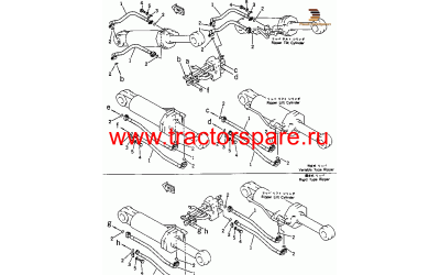 PIPING GROUP,FOR VARIABLE TYPE RIPPER