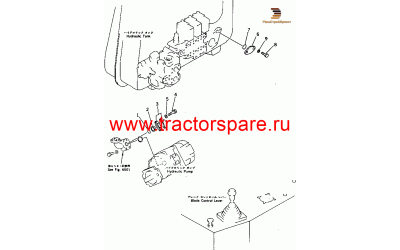 BLANK PARTS GROUP,FOR RIPPER CONTROL PIPING