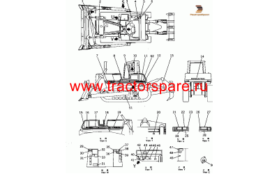 PLATE, CAUTION,TRACK ADJUSTING