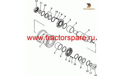 ROLLER,TRACK, SINGLE FLANGE,ROLLER,TRACKВ¤ SINGLE FLANGE