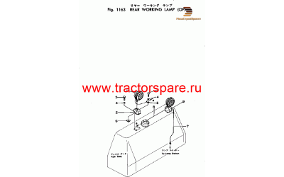 WIRE ASS'Y,WIRE ASS'Y,(REAR LAMP TO LAMP SWITCH) (OP)