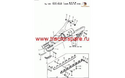 TRACK FRAME ASS'Y,RH