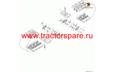 TRACK SHOE ASS'Y,TRACK SHOE ASS'Y,610DHG,TRACK SHOE ASSEMBLY