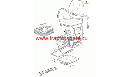 OPERATOR'S SEAT STAND, ASSY,PROTECTION,SUSPENSION ASSEMBLY KIT,SUSPENSION KIT
