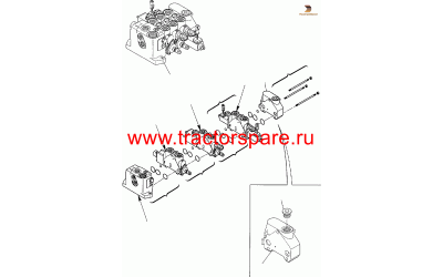 SHOVEL CONTROL VALVE,ASSY