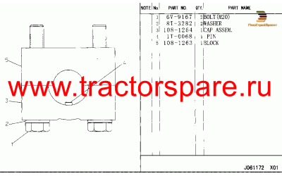 CAP GP-TRACK IDLER,TRACK IDLER CAP,TRACK IDLER CAP GP,TRACK IDLER CAP GROUP