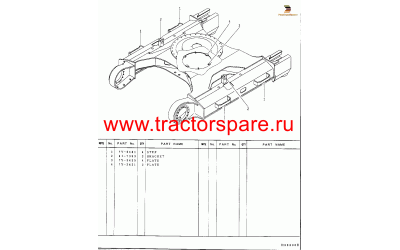 FRAME AS-UNDERCARRIAGE
