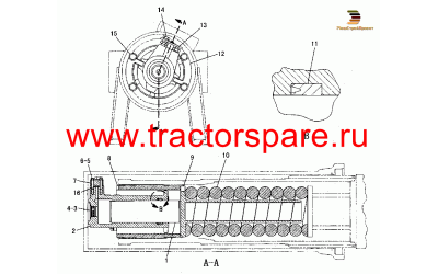 TRACK ADJUSTER AND RECOIL