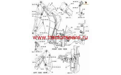 LINES GP-AUXILIARY HYDRAULIC,LINES GP-BACKHOE AUXILIARY