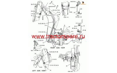LINES GP-AUXILIARY HYDRAULIC,LINES GP-BACKHOE AUXILIARY