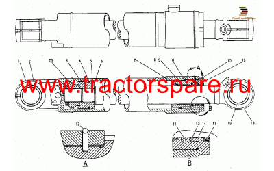 BUCKET CYLINDER GROUP,CYLINDER GP,CYLINDER GP-BUCKET