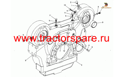 FLYWHEEL HOUSING ASSEMBLY,HOUSING GP-FLYWHEEL