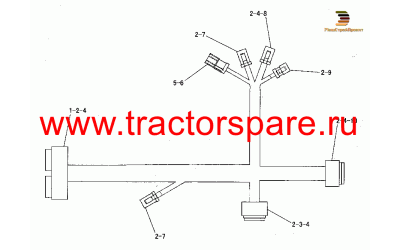 HARNESS ASSEMBLY,HARNESS ASSEMBLY-DIFFERENTIAL STEERING