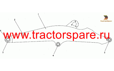 ARM & BEARING AS-LIFT,LIFT ARM ASSEMBLY-HIGH LIFT