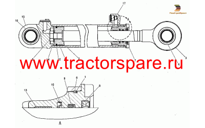 CYLINDER GP-HYDRAULIC,CYLINDER GROUP-STEERING