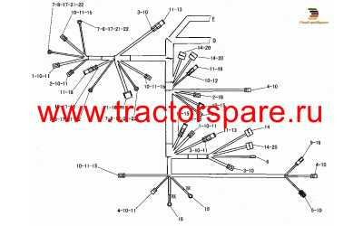 HARNESS AS-MAIN CAB,HARNESS ASSEMBLY-MAIN CAB