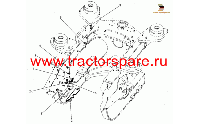 HARDWARE GP-REAR FRAME,SECONDARY STEERING MOUNTING HARDWARE GP