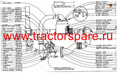 MANIFOLD CARBURETOR AND AIR CLEANER GROUP,MANIFOLD, CARBURETOR AND AIR CLEANER GROUP