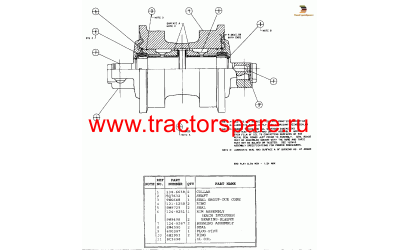 ROLLER GP-TRACK-SINGLE FLANGE,ROLLER GROUP-TRACK-SINGLE FLANGE