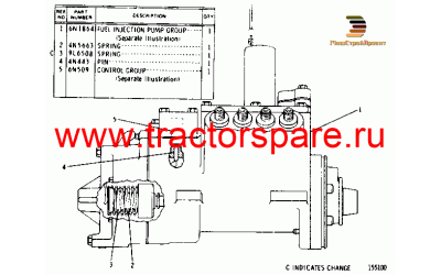 GOVERNOR AND FUEL INJECTION PUMP GROUP