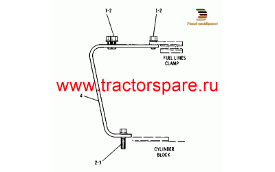 FASTENER GP-FUEL INJ LINES