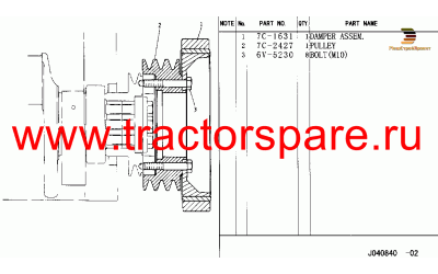 DAMPER & PULLEY GP,DAMPER & PULLEY GP,DAMPER AND PULLEY,PULLEY & DAMPER G