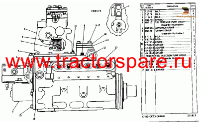 PUMP GP-GOV,FUEL INJ,FUEL TFR