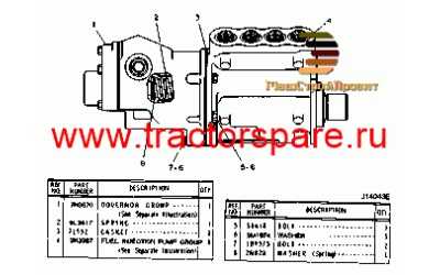 FUEL INJECTION PUMP AND GOVERNOR,GOVERNOR AND FUEL INJECTION PUMP