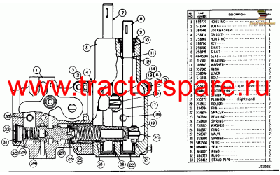 HYDRAULIC VALVE GROUP,STEERING CLUTCH HYDRAULIC VALVE GROUP