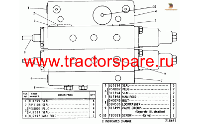 RIPPER LIFT AND RIPPER TIP VALVE GROUP,VALVE GROUP