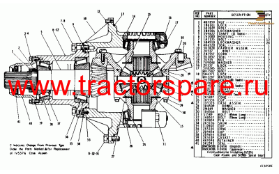 8K6513 DIFFERENTIAL & BEVEL GEAR GP,FRONT AND REAR DIFFERENTIAL AND CARRIER,FRONT AND REAR DIFFERENTIAL AND CARRIER GROUP,FRONT AND REAR DIFFERENTIAL AND CARRIER GROUPS,FRONT AND REAR DIFFERENTIAL,CARRIER,FRONT AND REAR DIFFERENTIAL,CARRIER GROUPS,FRO