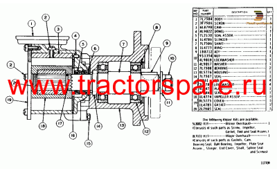 RAW WATER PUMP ASSEMBLY,SEA WATER PUMP ASSEMBLY