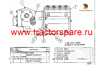 FUEL PUMP HOUSING AND GOVERNOR,GOVERNOR AND FUEL INJECTION PUMP,GOVERNOR AND FUEL INJECTION PUMP GROUP