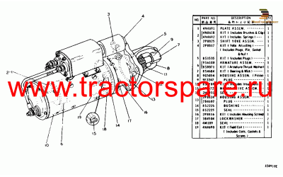 ELECTRIC STARTING MOTOR GROUP,STARTING MOTOR GP-ELECTRIC,STARTING MOTOR GROUP