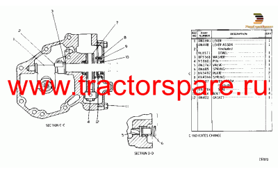 FUEL PUMP HOUSING AND GOVERNOR GROUP